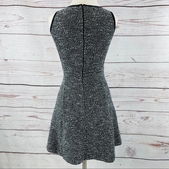 J. Crew black and cream fit and flare woven material dress - Picture 9 of 14